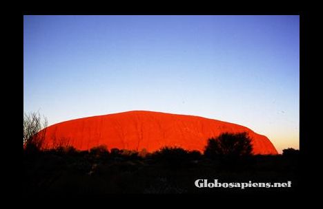 Postcard Ayersrock