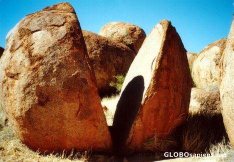 Postcard Devils Marbles