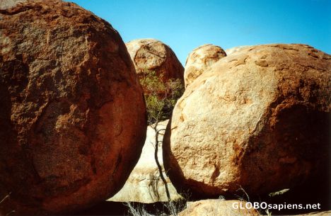 Postcard Devils Marbles