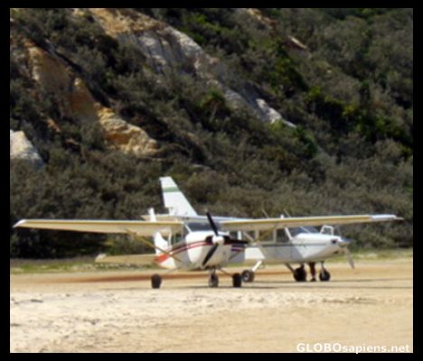 Postcard Air Fraser Island