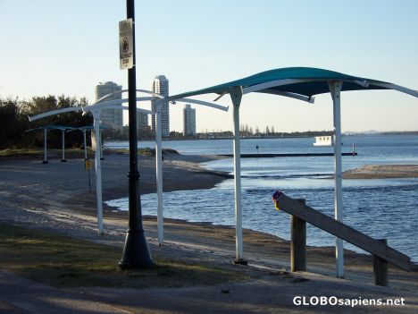 Postcard Twilight on The Spit, Gold Coast