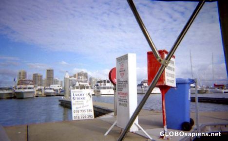 Postcard Rent a boat ride