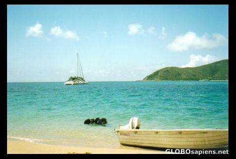 Postcard View from the beach