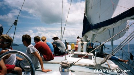 Postcard Sailing around the Whitsundays  Great Barrier Reef