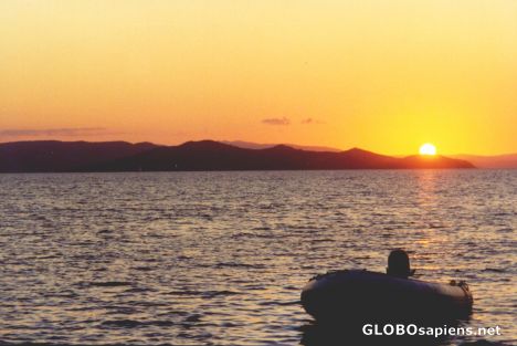 Postcard Sunset in the Whitsundays