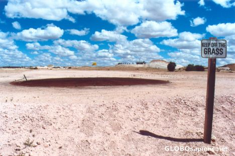 Postcard Coober Pedy Golf club