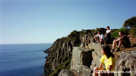 Postcard Fantastic view over Tasmania