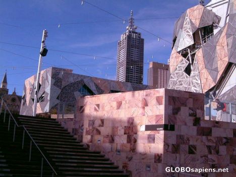 Postcard Federation Square