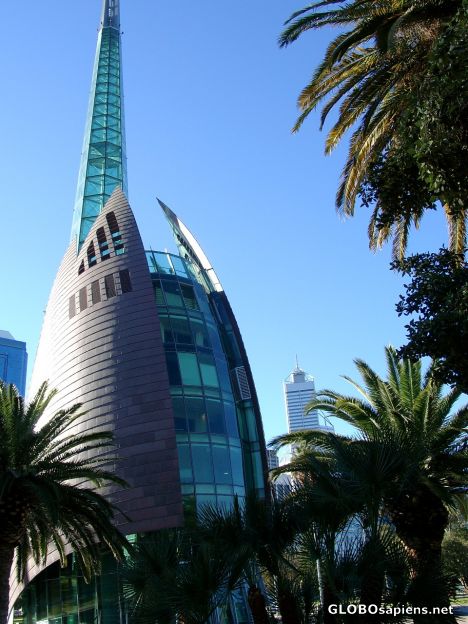 Postcard Bell Tower of Perth City Centre