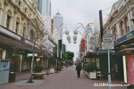 Postcard Hay Street Mall