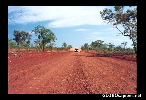 Postcard en route through the bulldust of Gibb River Road