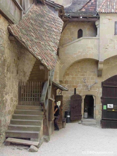 Postcard Old Fort Door