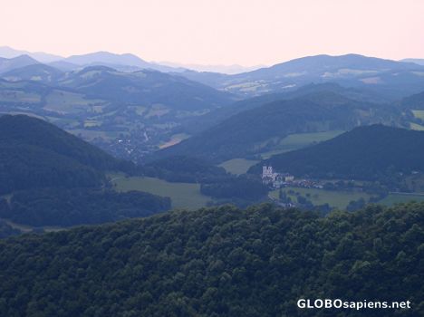 Postcard view from hill 1