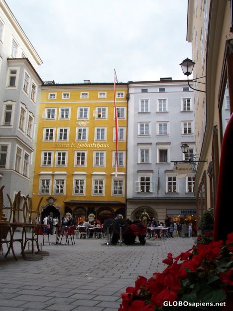 Postcard Mozart's birth house