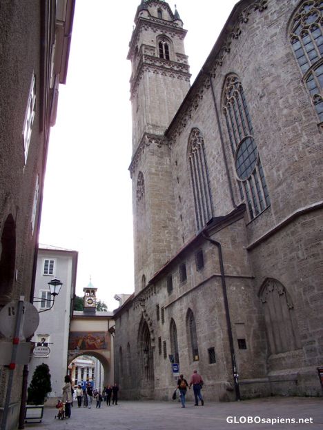 Postcard Franciscan Church on Franziskanergasse