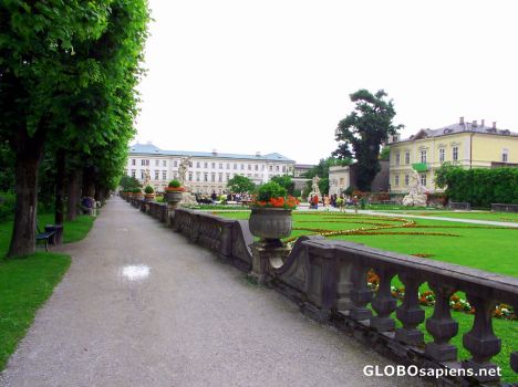 Postcard Mirabell Palace and Garden