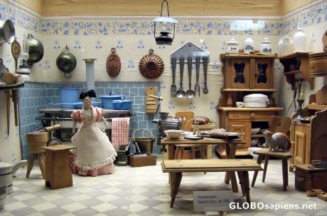 Postcard Miniature Doll house/Toy Museum
