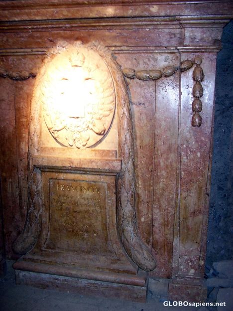 Postcard One of the many tombs found in the Salt Mines