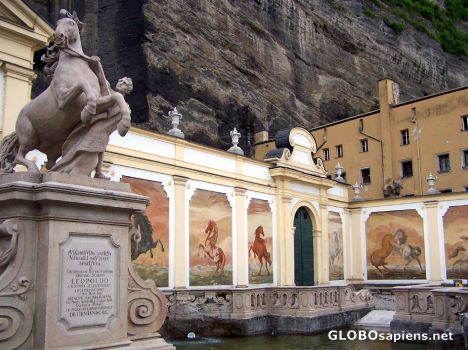 Postcard The Horse Pond (Facade of the Festpielhaus)