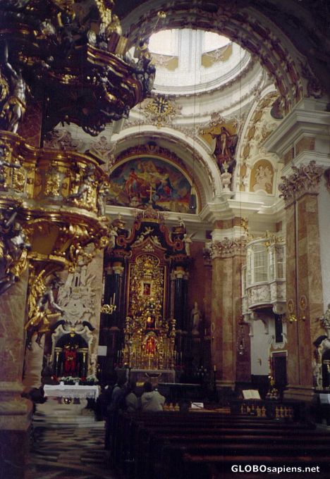 Postcard Church Alter