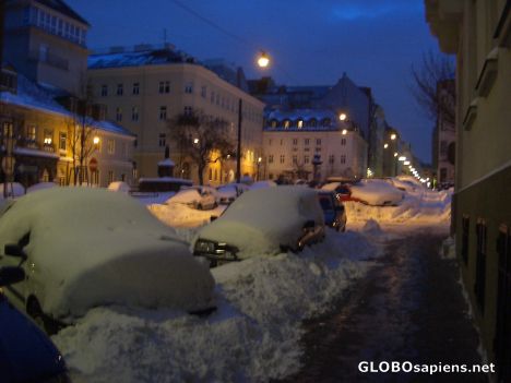 Postcard Current situation in Vienna