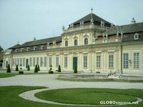 Postcard Lower Belvedere Museum