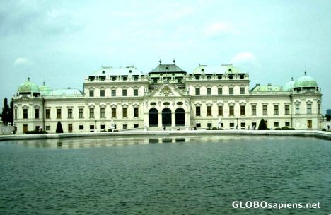 Postcard Schloss Belvedere 2