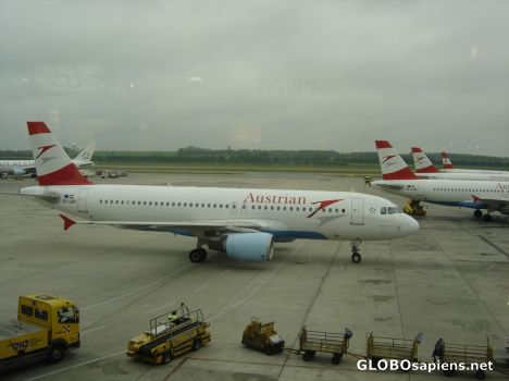 Postcard Vienna Airport
