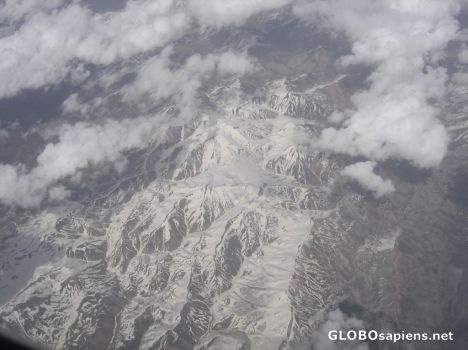 Postcard Alps mountain ranges 2