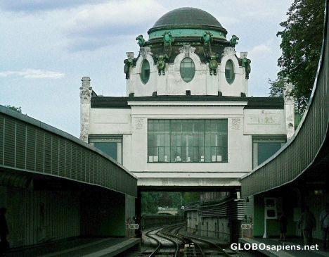 Postcard Hietzing U Bahn