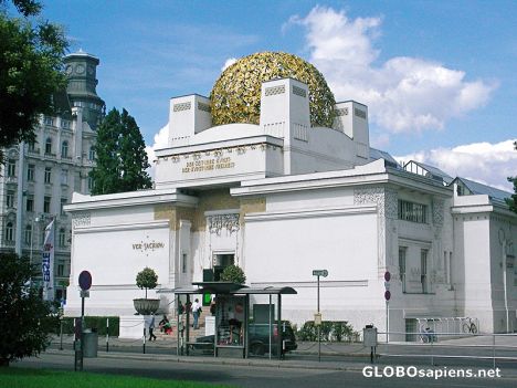 Postcard Secession Building 01