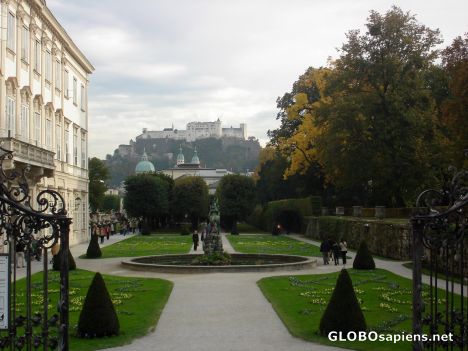 Postcard Mirabell Gardens