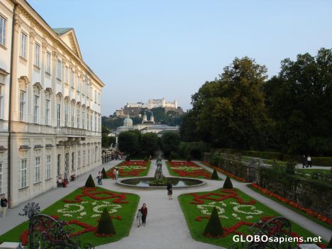 Postcard Mirabell Gardens