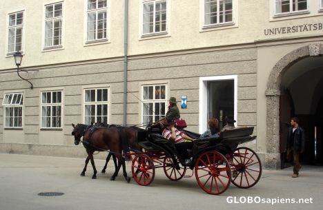 Postcard A carriage