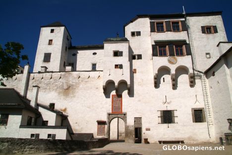 Postcard Salzburg (AT) - Festung's main building