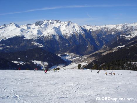 Postcard Downhill