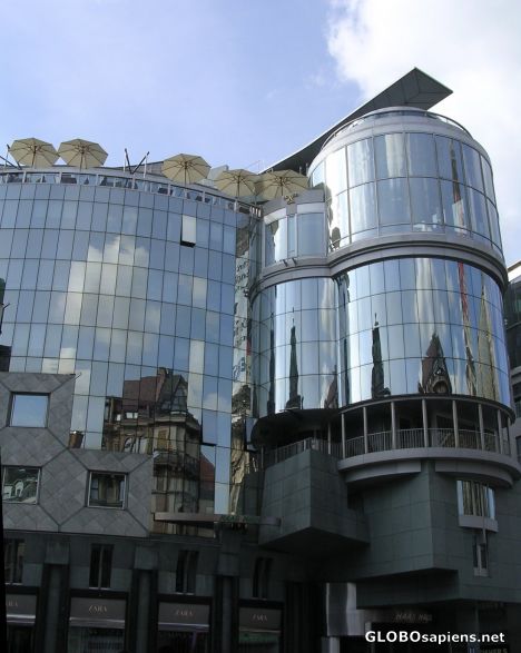 Postcard Haas-Haus in Vienna