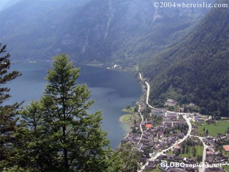 Postcard Above Hallstatt, Austria