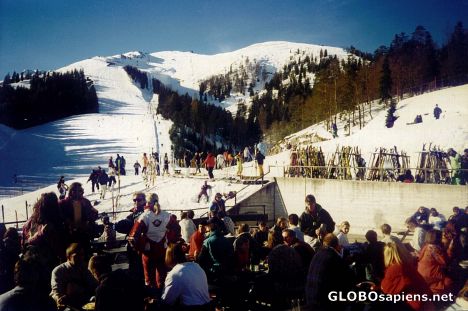 Postcard Christlum Alm Piste