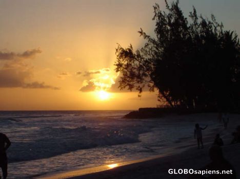 Postcard Sunset at Accra Beach