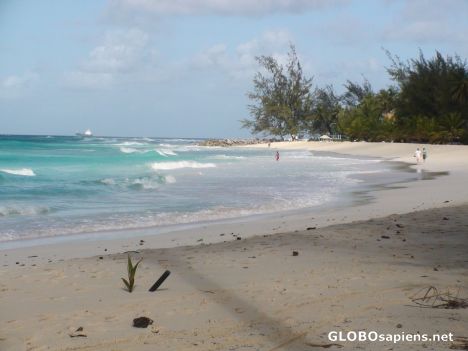 Postcard Dover Beach - Near St. Lawrence Gap