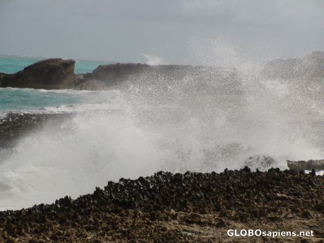 Postcard Pounding Surf