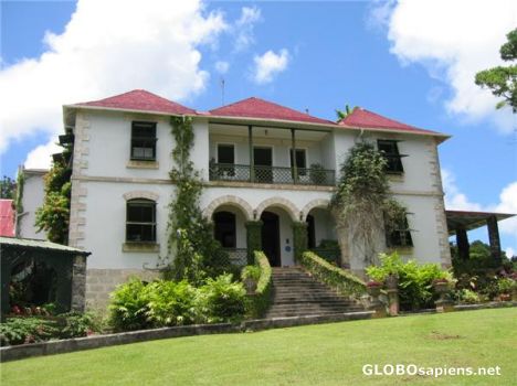 Postcard Francia Plantation House