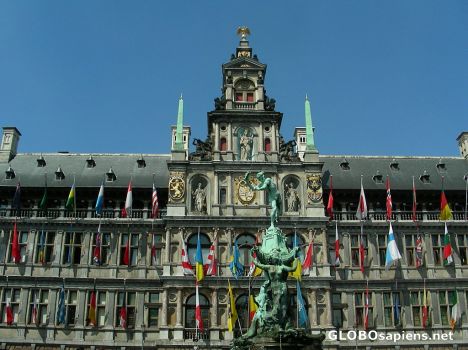 Postcard Town hall 02