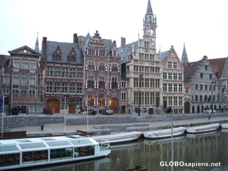 Postcard Old Guild Houses on Graslei