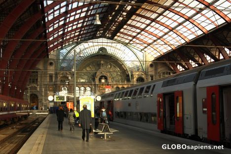 Postcard Railways station