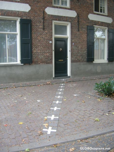 House between two countries