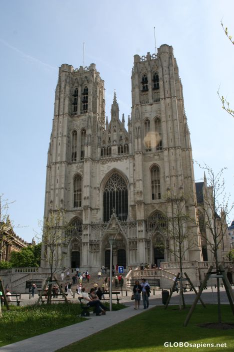 Postcard St. Michael and Gudula Cathedral