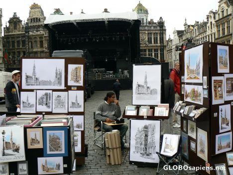 Postcard The artist