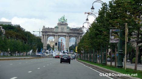 Postcard city entrance